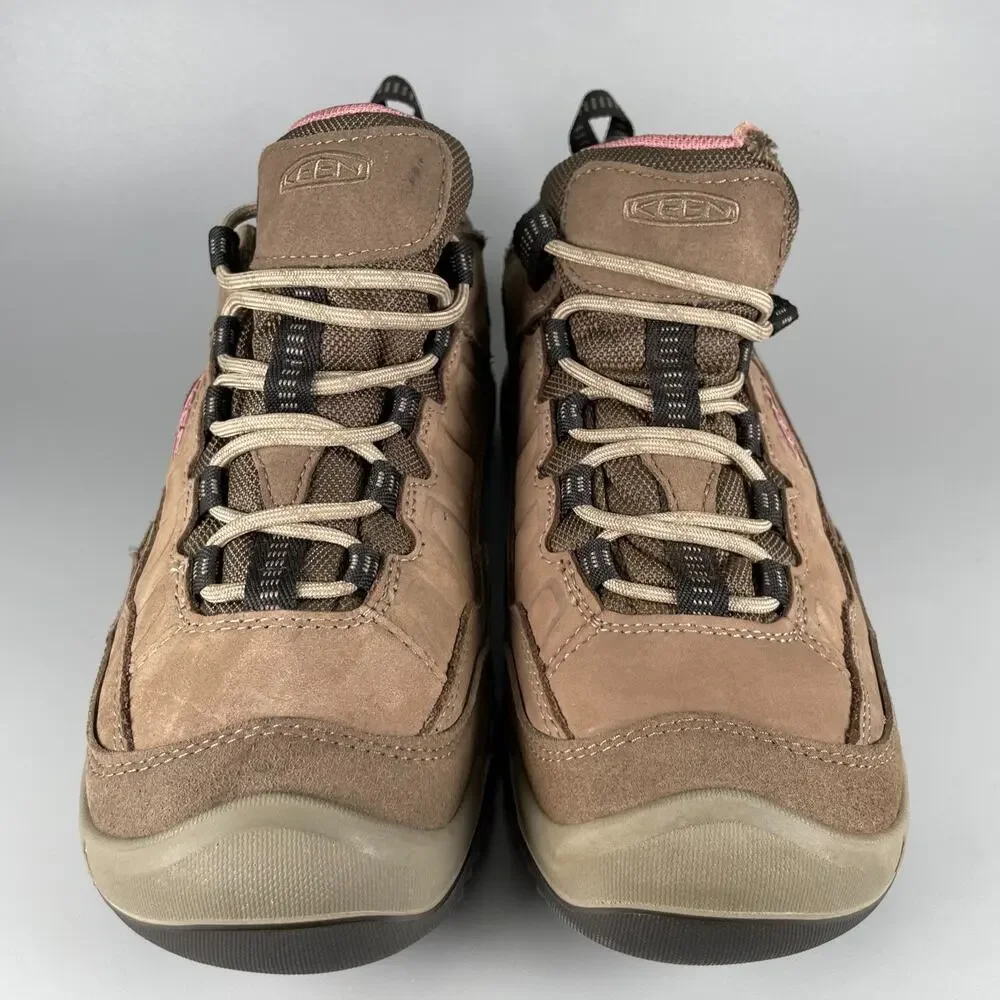 Keen Targhee IV Women's 9/9.5 Brown Leather Low Waterproof Outdoor Hiking Boots